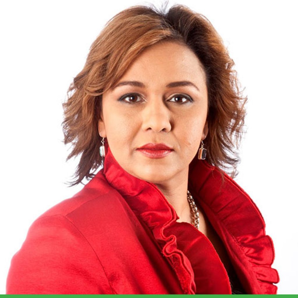 Former co-anchor on eNCA’s News Night with Jeremy Maggs. Now ‘Power Talk’ host on 98.7 Power FM